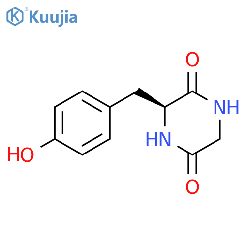 Cyclo(glycyl-l-tyrosyl) structure