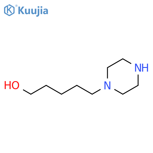 5-(piperazin-1-yl)pentan-1-ol structure