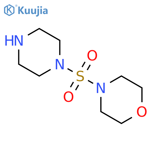 4-(piperazine-1-sulfonyl)morpholine structure