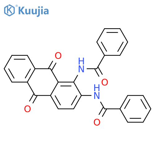 Benzamide, N,N'-(9,10-dihydro-9,10-dioxo-1,2-anthracenediyl)bis- structure