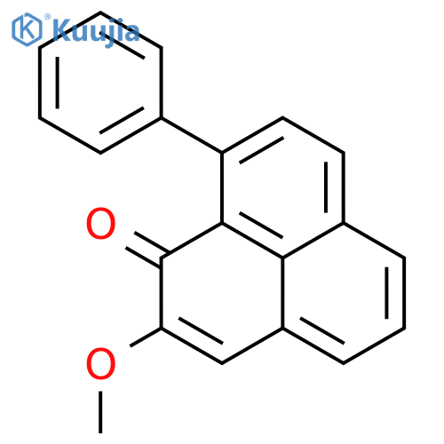 1H-Phenalen-1-one, 2-methoxy-9-phenyl- structure