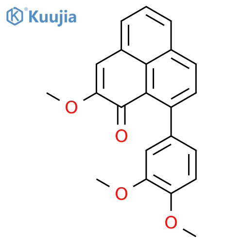 9-(3,4-dimethoxyphenyl)-2-methoxy-1H-phenalen-1-one structure