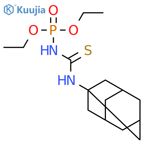 Phosphoramidic acid,[thioxo(tricyclo[3.3.1.13,7]dec-1-ylamino)methyl]-, diethyl ester (9CI) structure