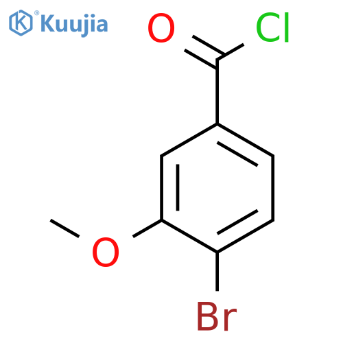 4-Bromo-3-methoxybenzoyl chloride structure