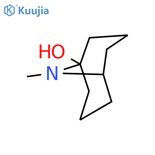 9-AZABICYCLO[3.3.1]NONAN-1-OL, 9-METHYL- structure
