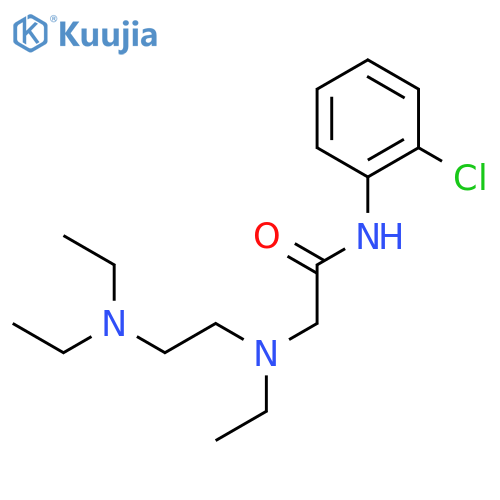 N-(2-Chlorophenyl)-2-{2-(diethylamino)ethyl(ethyl)amino}acetamide structure