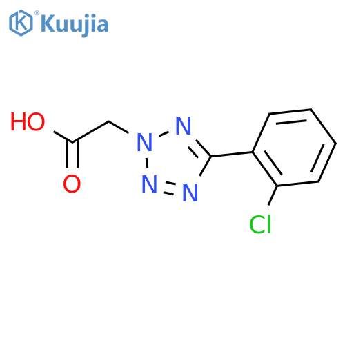 5-(2-Chloro-phenyl)-tetrazol-2-yl-acetic acid structure