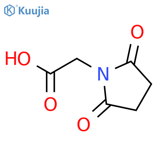 2-(2,5-Dioxopyrrolidin-1-yl)acetic acid structure