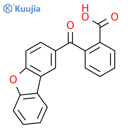 Benzoic acid, 2-(2-dibenzofuranylcarbonyl)- structure