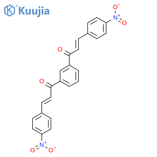 2-PROPEN-1-ONE, 1,1'-(1,3-PHENYLENE)BIS[3-(4-NITROPHENYL)- structure