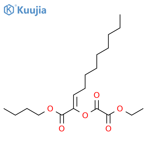 ETHANEDIOIC ACID, 1-(BUTOXYCARBONYL)-1-DECENYL ETHYL ESTER structure