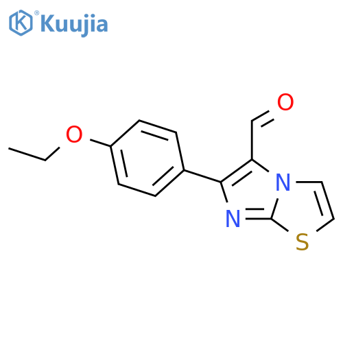 6-(4-Ethoxyphenyl)Imidazo2,1-B1,3Thiazole-5-Carbaldehyde structure