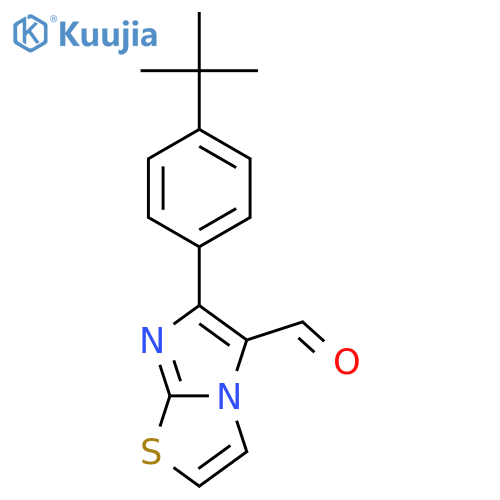 6-(4-Tert-Butylphenyl)Imidazo2,1-B1,3Thiazole-5-Carbaldehyde structure