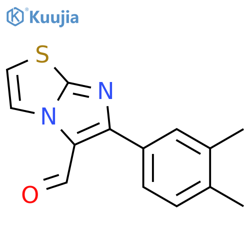 6-(3,4-Dimethylphenyl)Imidazo2,1-B1,3Thiazole-5-Carbaldehyde structure