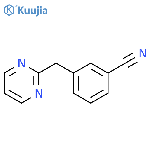 BENZONITRILE, 3-(2-PYRIMIDINYLMETHYL)- structure