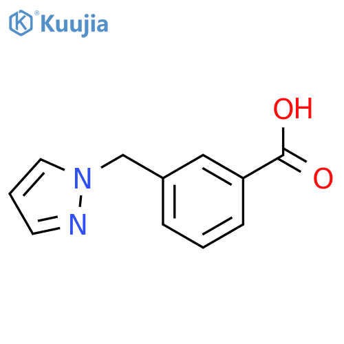 3-(1H-Pyrazol-1-ylmethyl)benzoic Acid structure