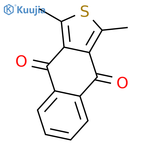 Naphtho[2,3-c]thiophene-4,9-dione, 1,3-dimethyl- structure