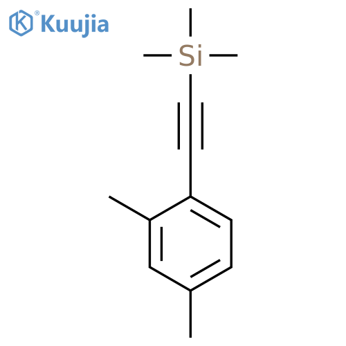 SILANE, [(2,4-DIMETHYLPHENYL)ETHYNYL]TRIMETHYL- structure