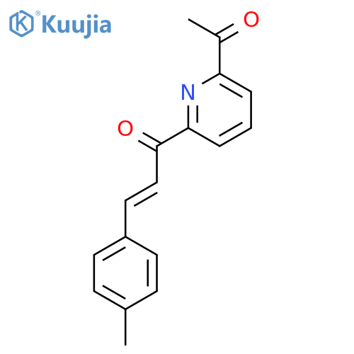 2-Propen-1-one, 1-(6-acetyl-2-pyridinyl)-3-(4-methylphenyl)- structure