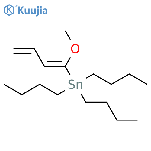Stannane, tributyl[(1E)-1-methoxy-1,3-butadienyl]- structure