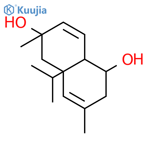1,7-Dimethyl-4-(1-methylethyl)-2,7-cyclodecadiene-1,5-diol structure