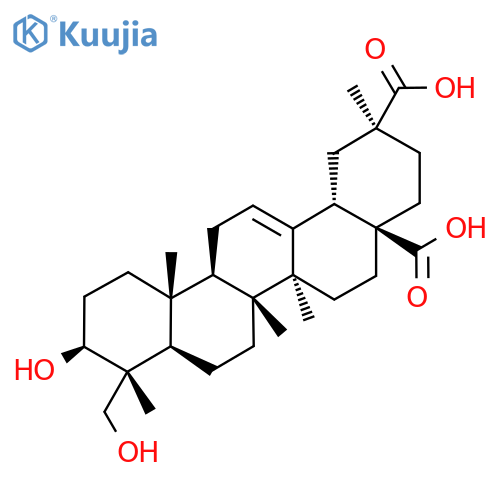 3β,23-Dihydroxyolean-12-ene-28,30-dioic acid structure