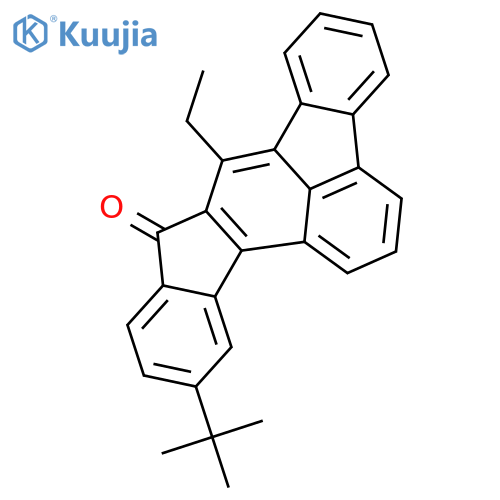 9H-Indeno[2,1-b]fluoranthen-9-one, 12-(1,1-dimethylethyl)-8-ethyl- structure