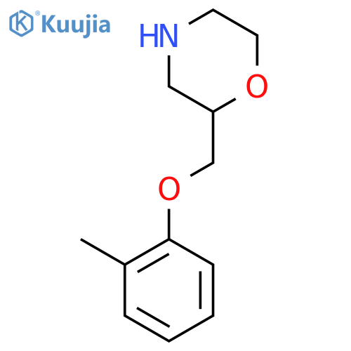 2-((o-Tolyloxy)methyl)morpholine structure