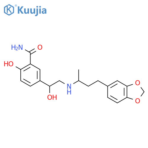 Medroxalol structure