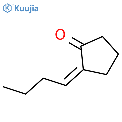 Cyclopentanone, 2-butylidene-, (E)- structure