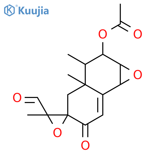 (1aR,2R,3R,3'S,3aR,5R,7bS)-3'-formyl-3,3',3a-trimethyl-6-oxo-2,3,3a,4,6,7b-hexahydro-1aH-spiro[naphtho[1,2-b]oxirene-5,2'-oxiran]-2-yl acetate structure