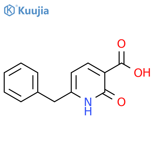 3-Pyridinecarboxylic acid, 1,2-dihydro-2-oxo-6-(phenylmethyl)- structure