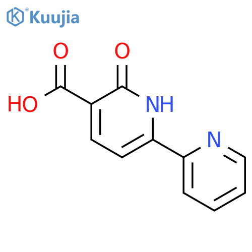 2-oxo-6-(pyridin-2-yl)-1,2-dihydropyridine-3-carboxylic Acid structure