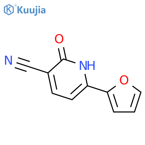 6-(furan-2-yl)-2-oxo-1,2-dihydropyridine-3-carbonitrile structure