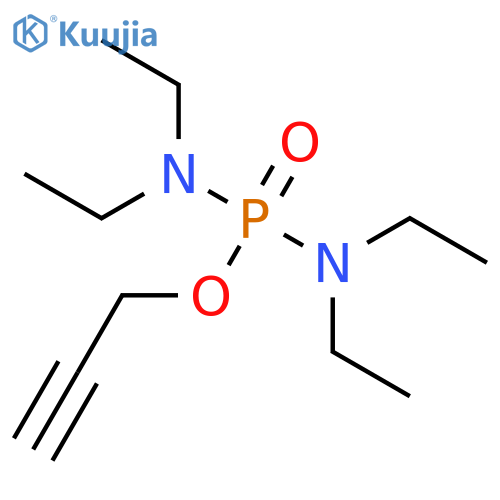 Phosphorodiamidic acid, tetraethyl-, 2-propynyl ester structure