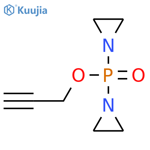 Phosphinic acid, bis(1-aziridinyl)-, 2-propynyl ester structure
