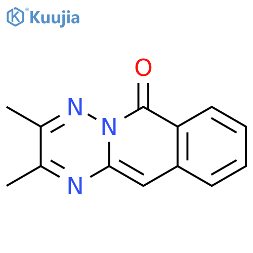 6H-[1,2,4]Triazino[2,3-b]isoquinolin-6-one, 2,3-dimethyl- structure