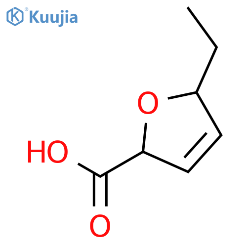 2-Furancarboxylic acid, 5-ethyl-2,5-dihydro- structure