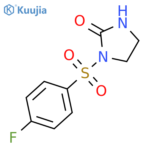 2-Imidazolidinone, 1-[(4-fluorophenyl)sulfonyl]- structure