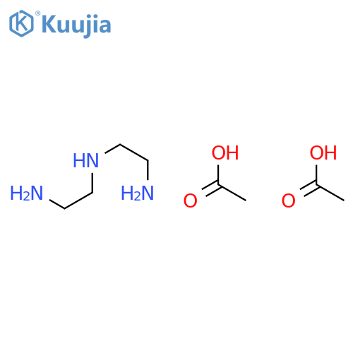 N-(2-Aminoethyl)ethylenediamine diacetate structure