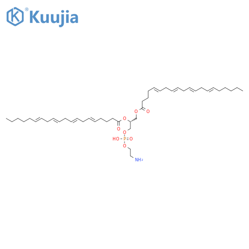 5,8,11,14-Eicosatetraenoicacid, 2-ethyl-2-(hydroxymethyl)-,1,1'-[(1R)-1-[[[(2-aminoethoxy)hydroxyphosphinyl]oxy]methyl]-1,2-ethanediyl]ester, (5Z,5'Z,8Z,8'Z,11Z,11'Z,14Z,14'Z)- structure