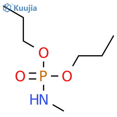 PHOSPHORAMIDIC ACID, METHYL-, DIPROPYL ESTER structure