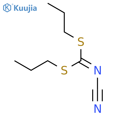 CARBONIMIDODITHIOIC ACID, CYANO-, DIPROPYL ESTER structure