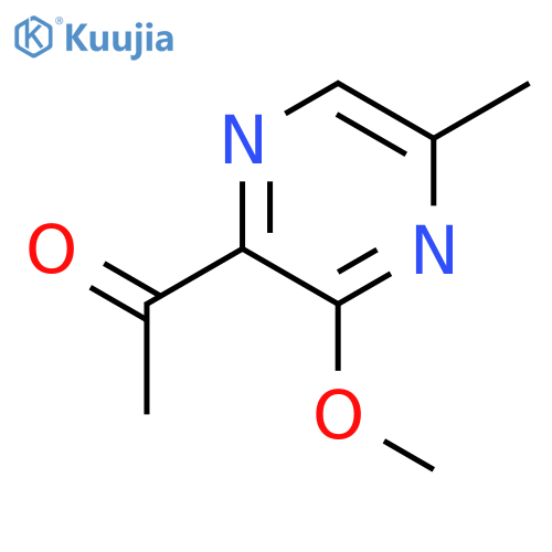 Ethanone, 1-(3-methoxy-5-methylpyrazinyl)- structure