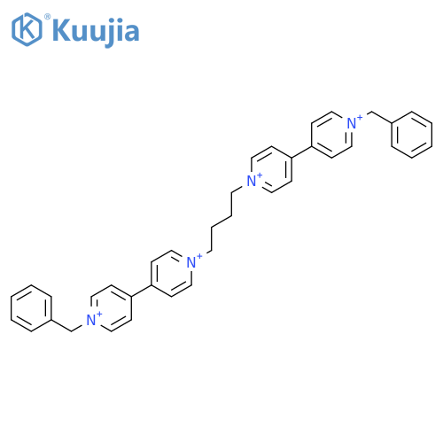 4,4'-BIPYRIDINIUM, 1,1''-(1,4-BUTANEDIYL)BIS[1'-(PHENYLMETHYL)- structure