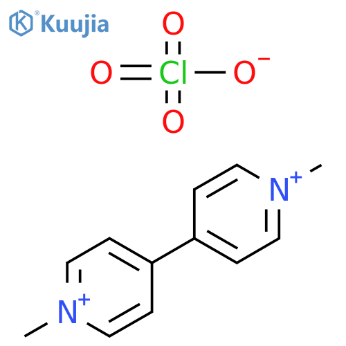 4,4'-Bipyridinium, 1,1'-dimethyl-, diperchlorate structure