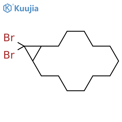 Bicyclo[12.1.0]pentadecane, 15,15-dibromo- structure