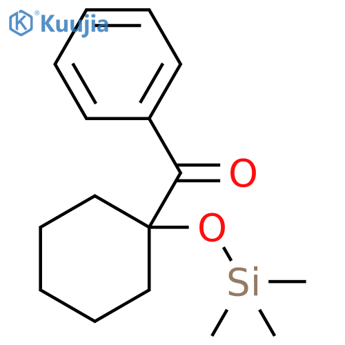 Phenyl[1-[(trimethylsilyl)oxy]cyclohexyl]methanone structure