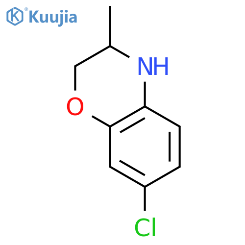 7-chloro-3-methyl-3,4-dihydro-2H-1,4-benzoxazine structure