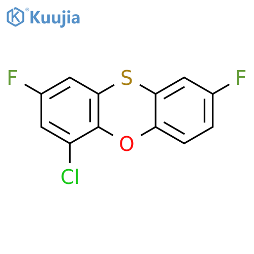 4-chloro-2,8-difluorophenoxathiine structure